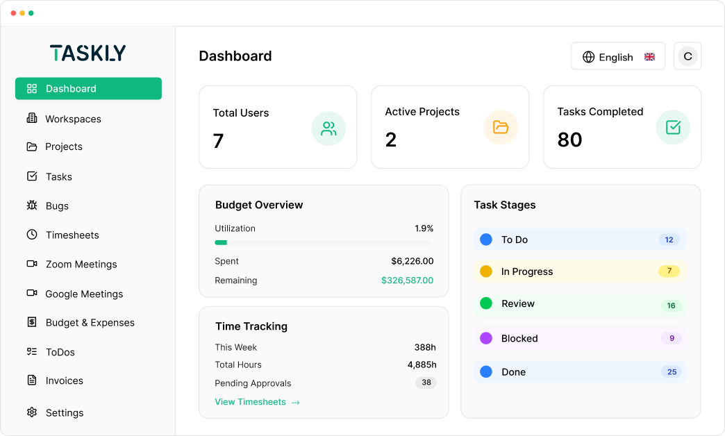 taskly-saas-dashboard