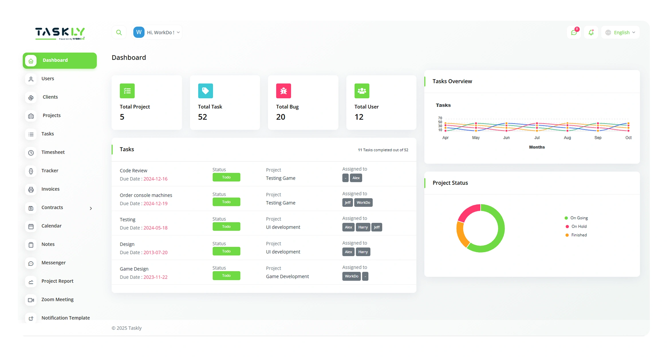 Taskly – One Project Management Tool To Manage All Your work