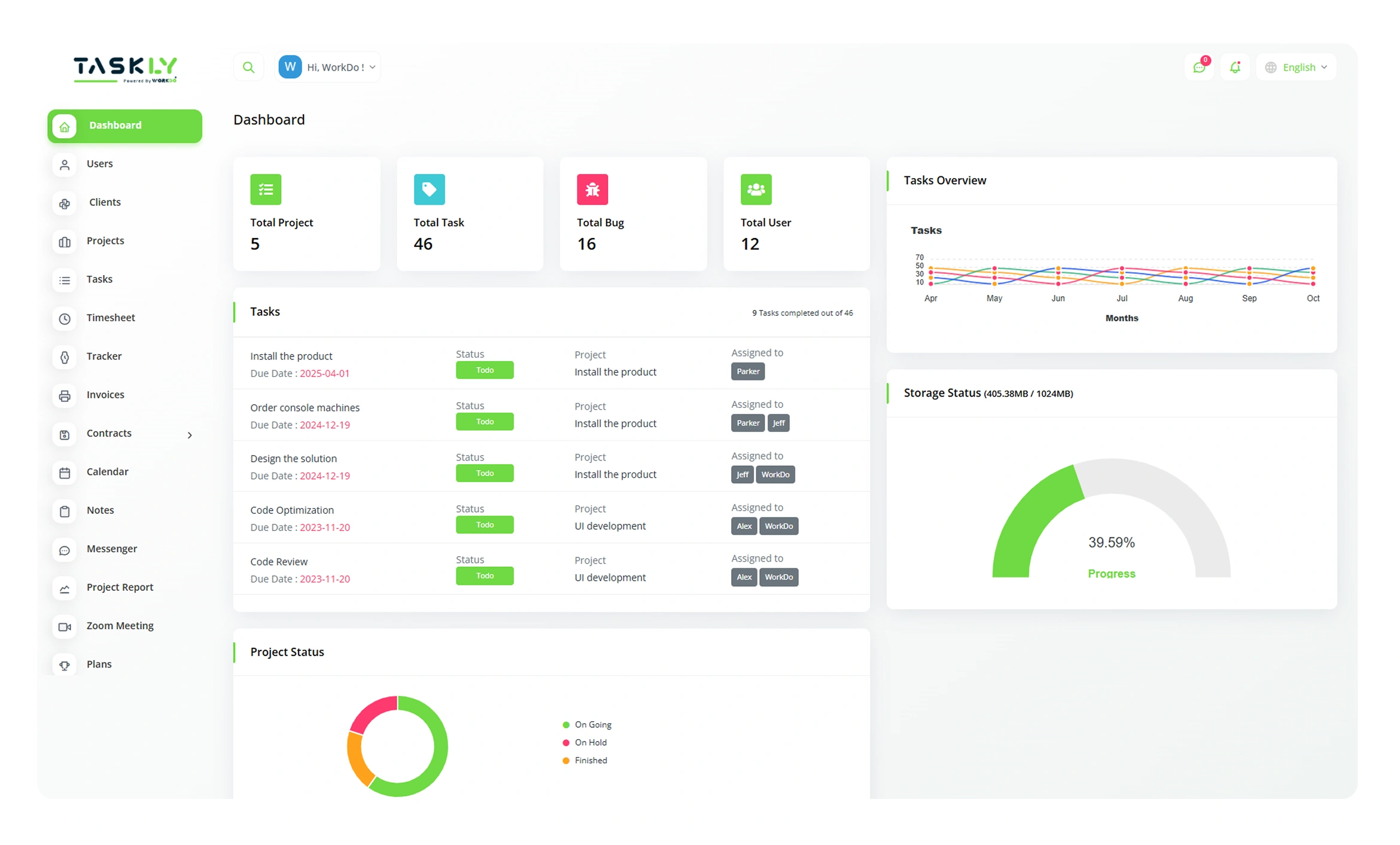 Taskly – One Project Management Tool To Manage All Your work