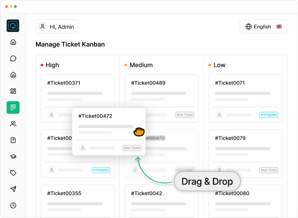 Ticket Kanban Board - TicketGo