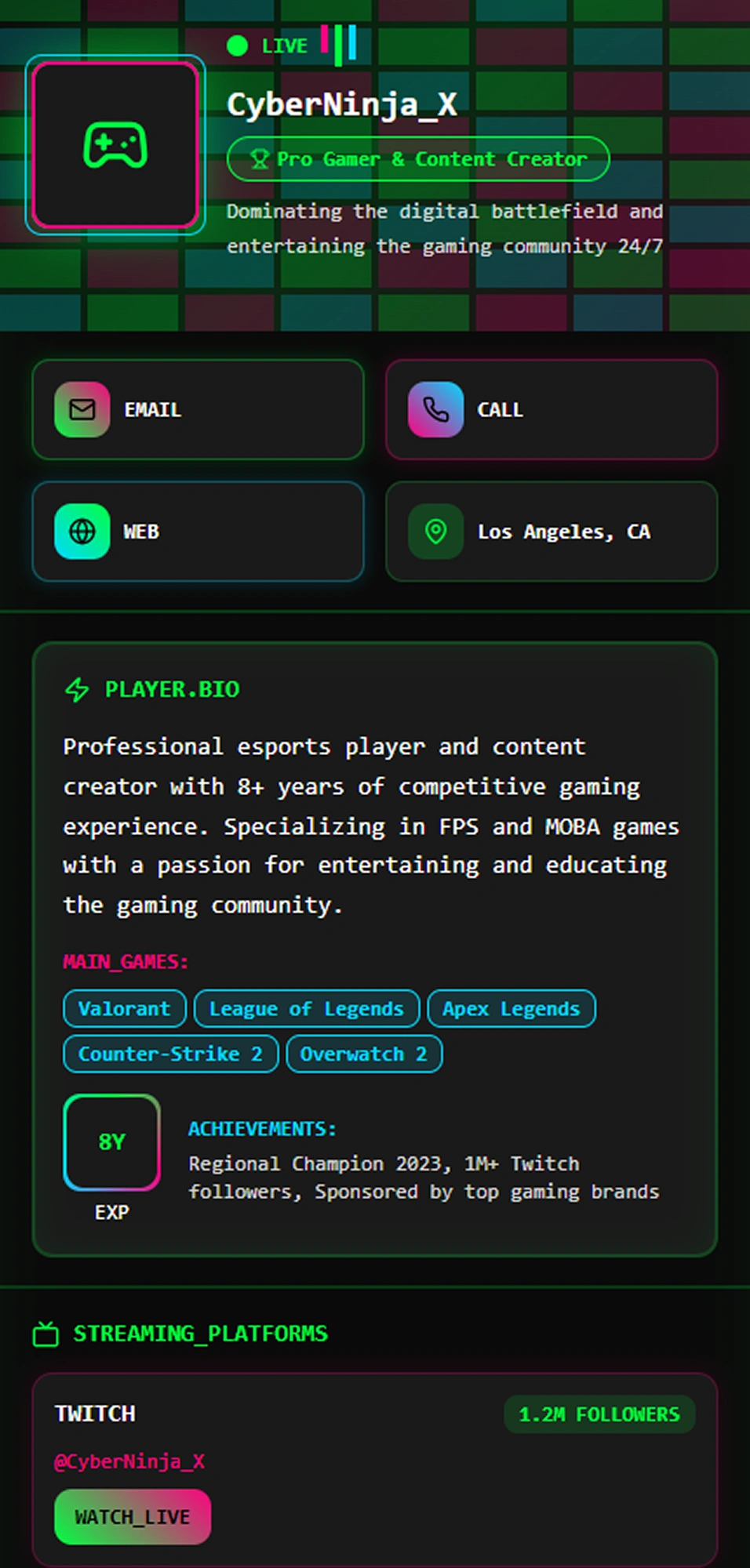 Gaming-Streamer
