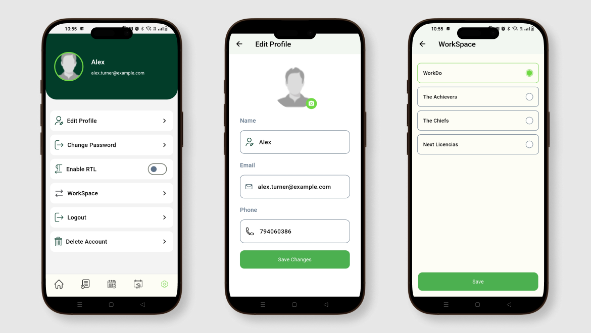 Attendance – Dash Mobile App