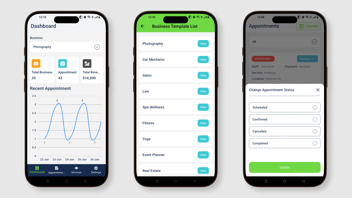 BookingGo SaaS Admin App