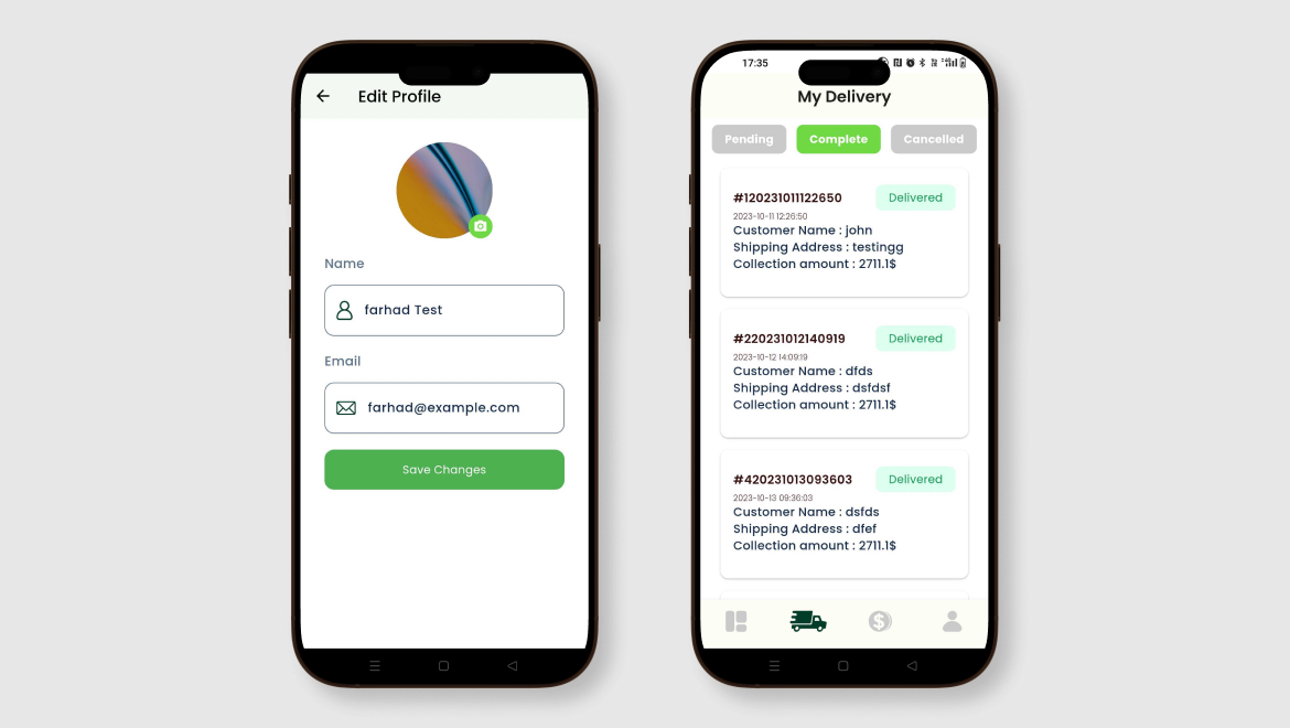 eCommerceGo SaaS Delivery Boy App