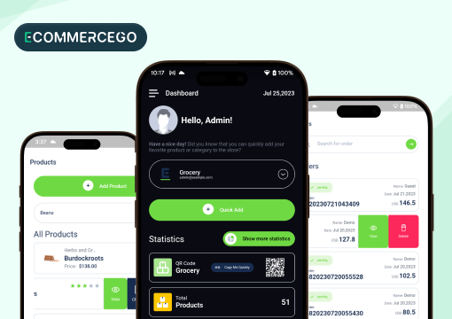 eCommerceGo SaaS Seller Apps