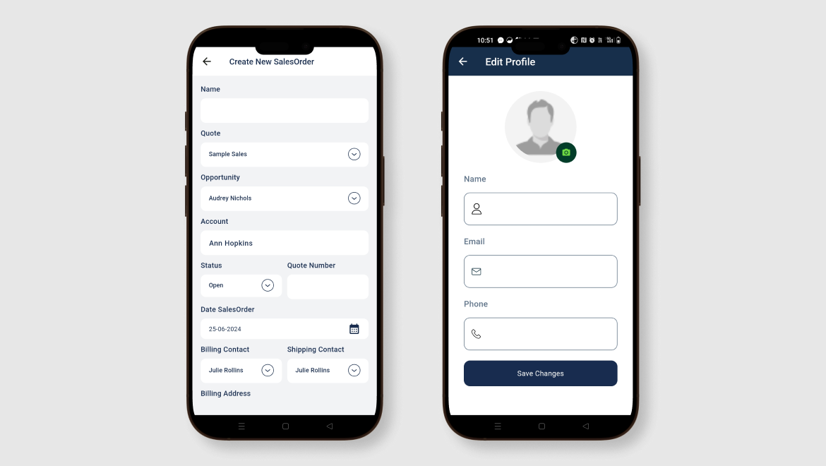 Sales – Dash Mobile App