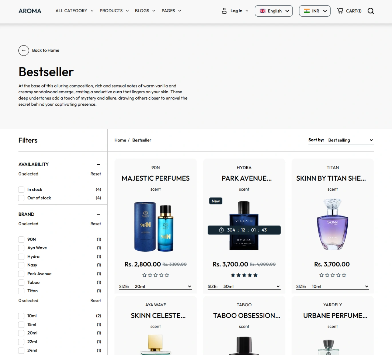Aroma Shopify Theme - WorkDo