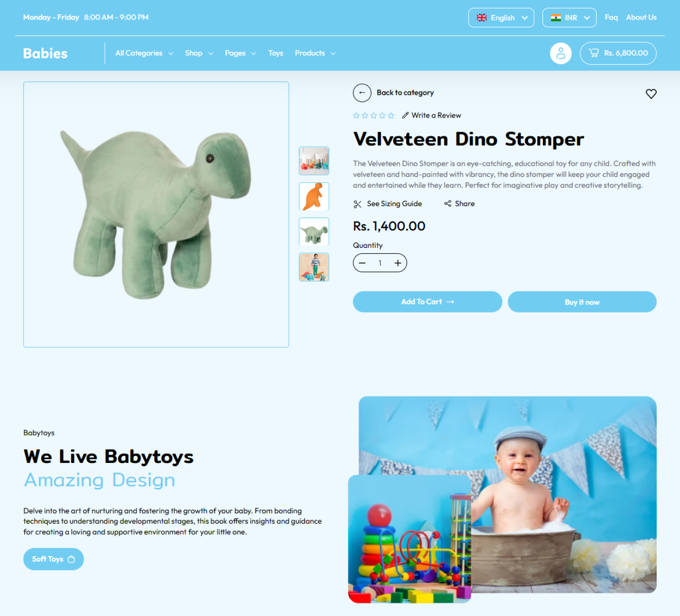 Babies Shopify Theme - WorkDo
