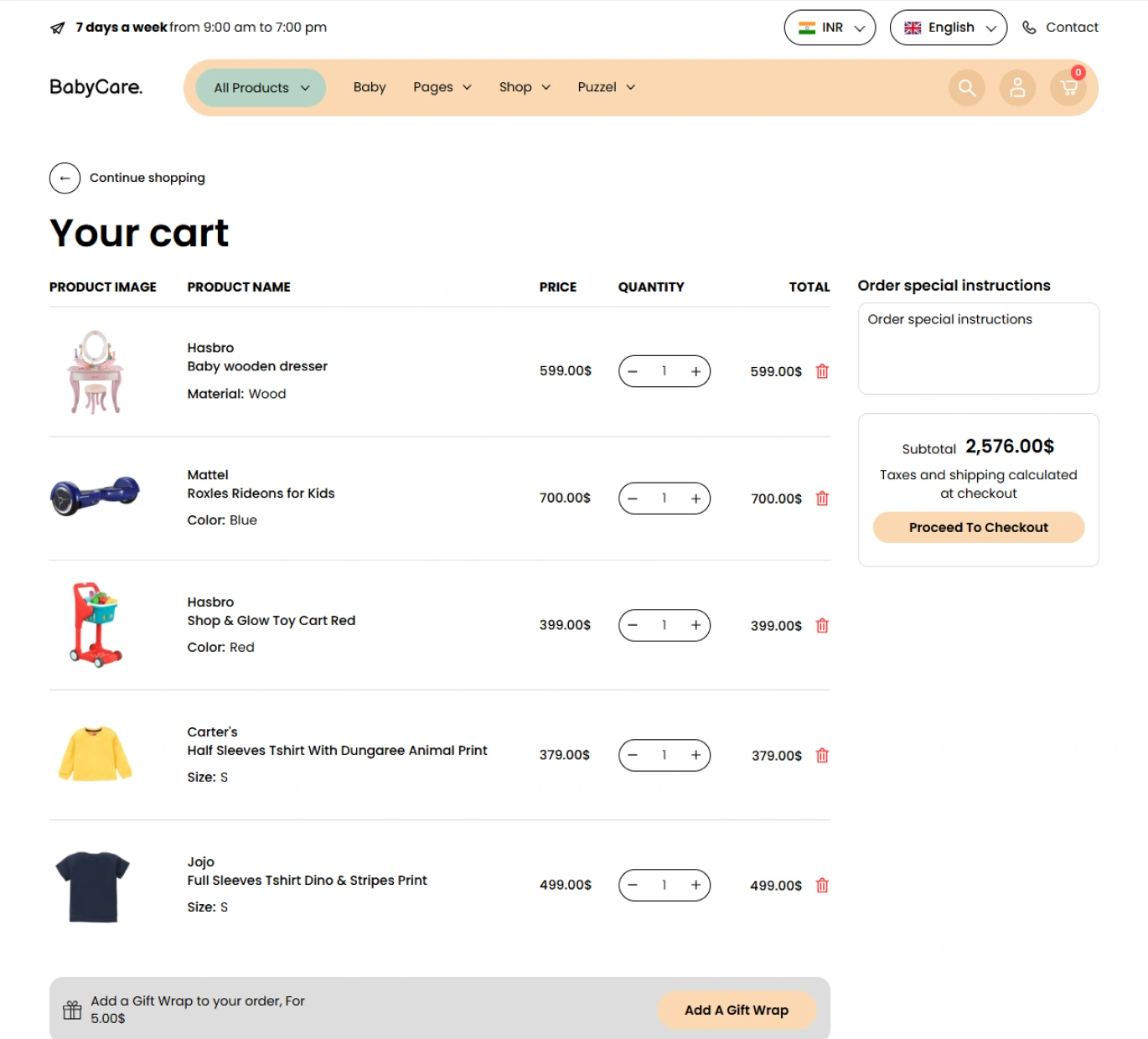 Babycare Shopify Theme - WorkDo