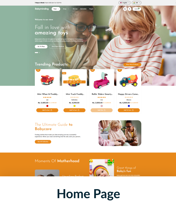 Babyminding Shopify Theme