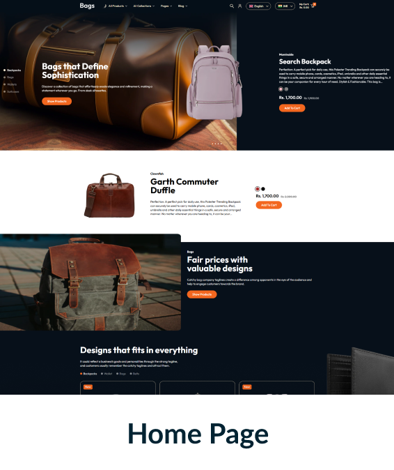 Bags Shopify Theme