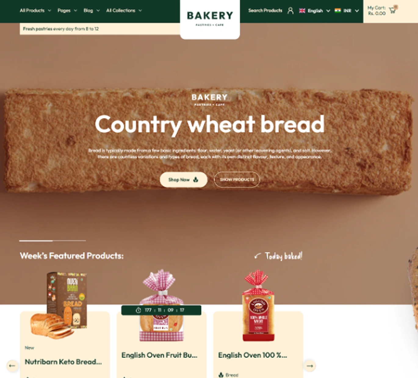 Bakery Shopify Theme - WorkDo