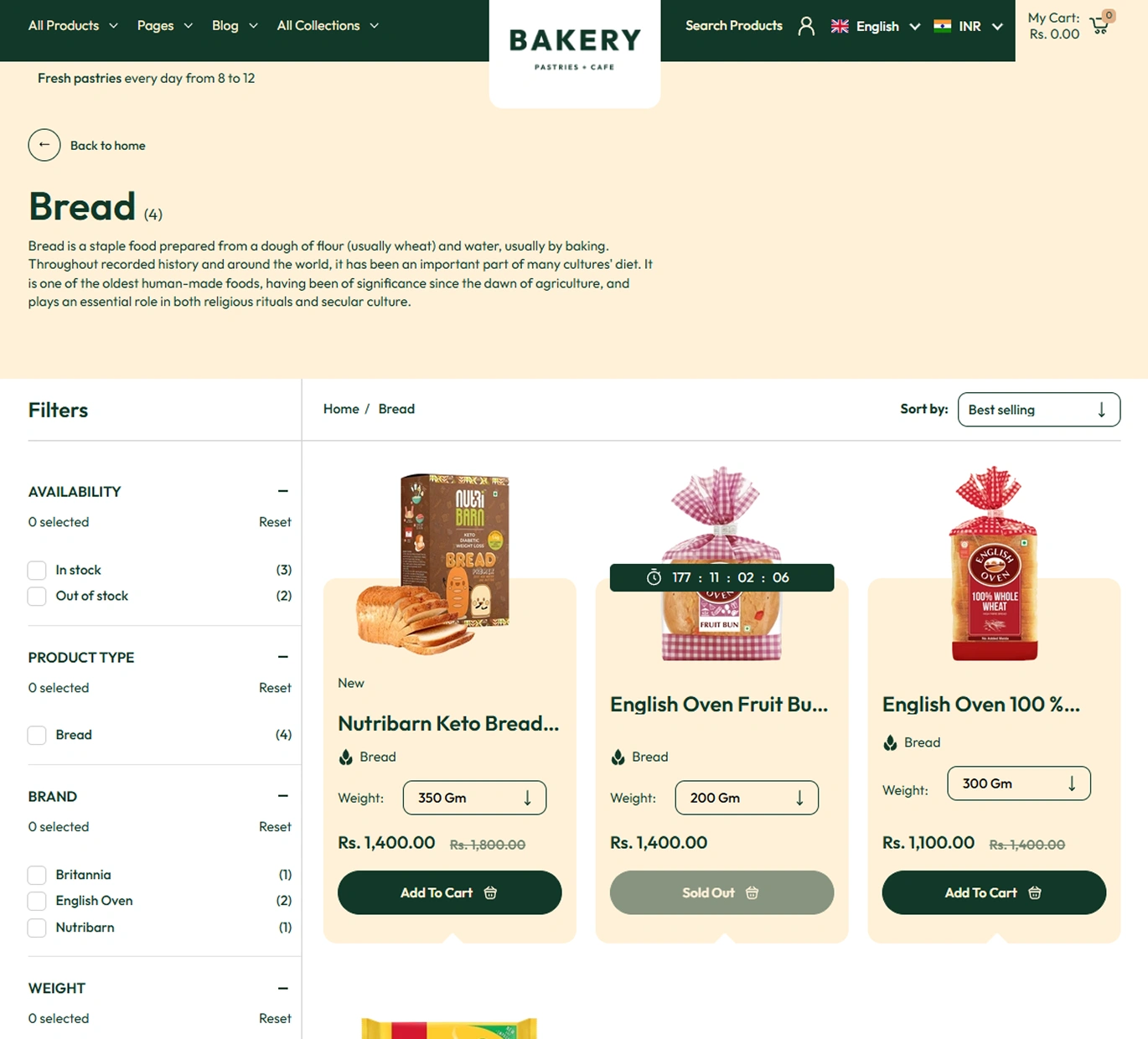 Bakery Shopify Theme - WorkDo