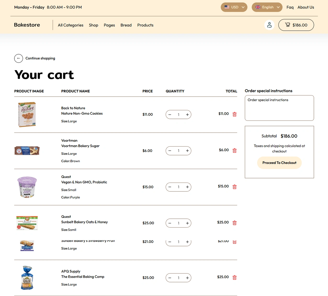 Bake Store Shopify Theme - WorkDo