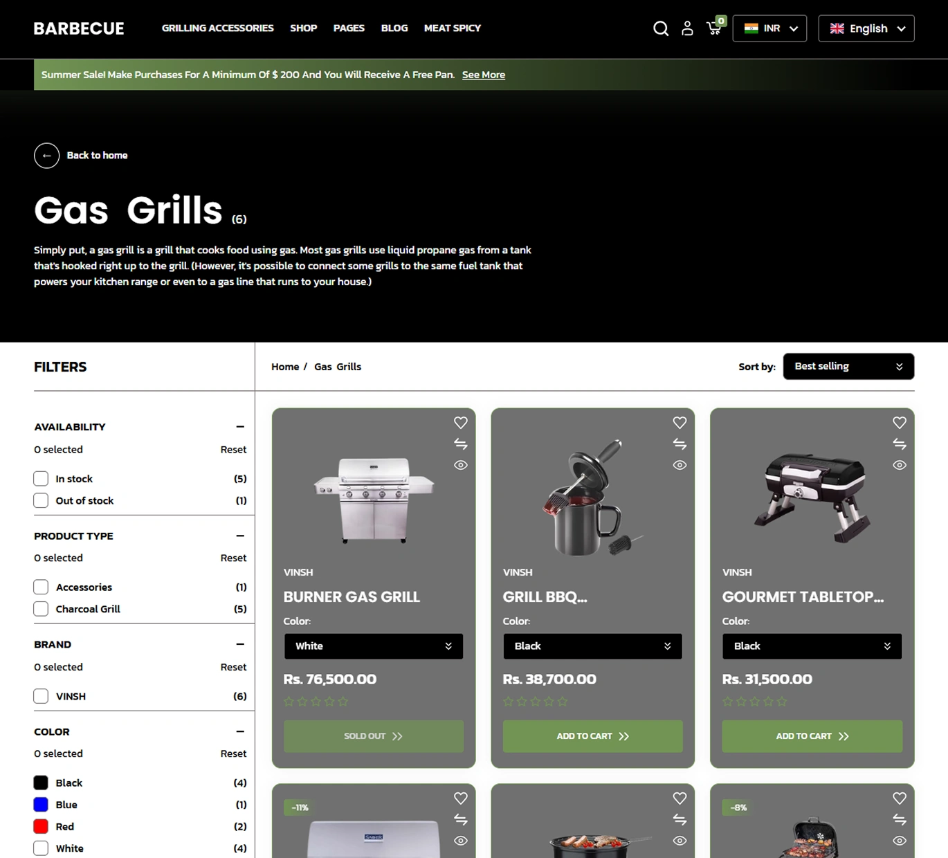 Barbecue Shopify Theme - WorkDo