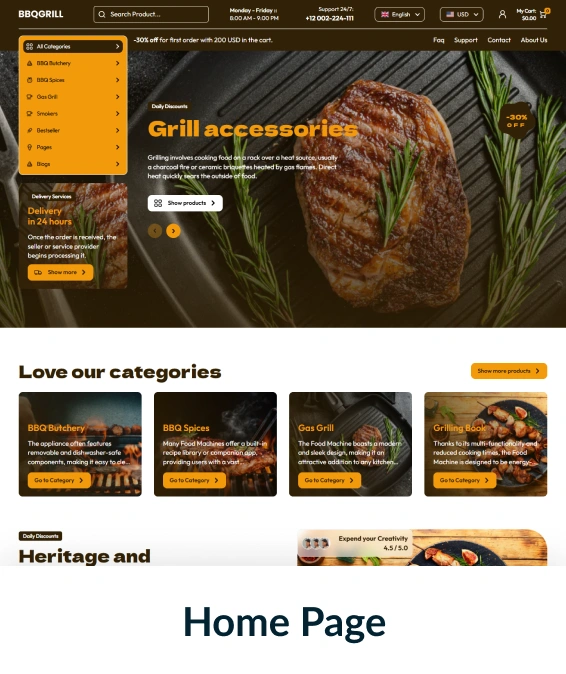 BBQ Grill Shopify Theme