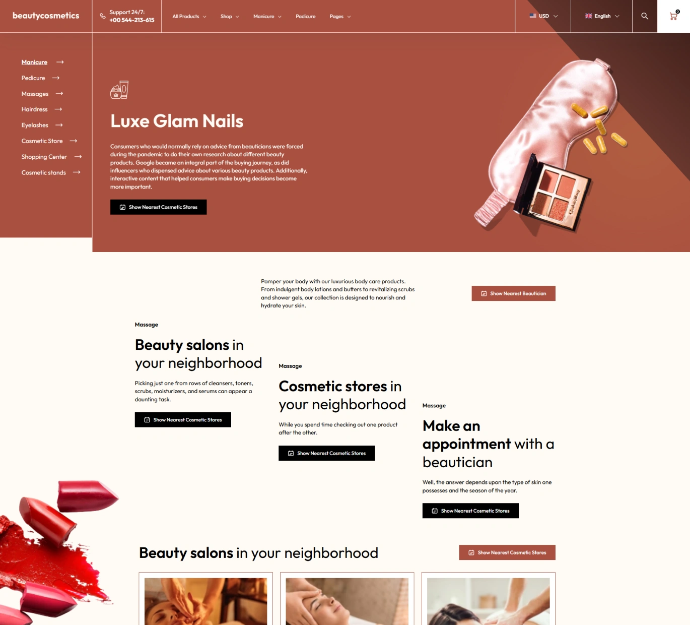 Beauty Cosmetics Shopify Theme - WorkDo