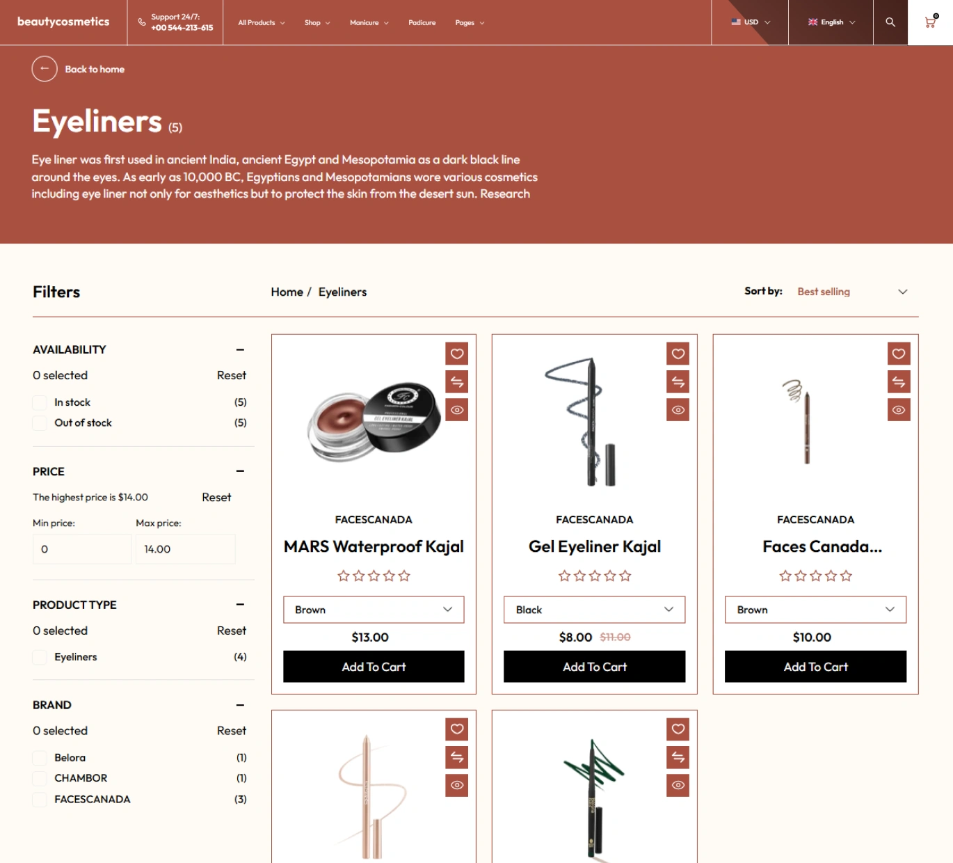 Beauty Cosmetics Shopify Theme - WorkDo