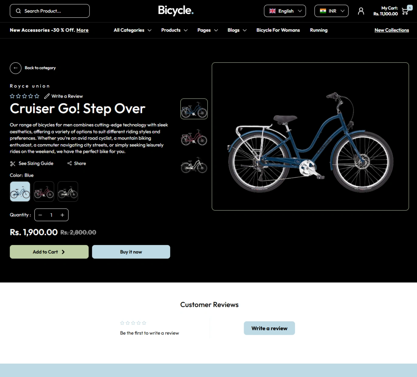 Bicycles Shopify Theme - WorkDo