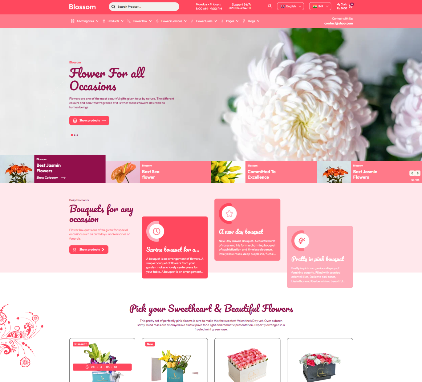 Blossom Shopify Theme - WorkDo