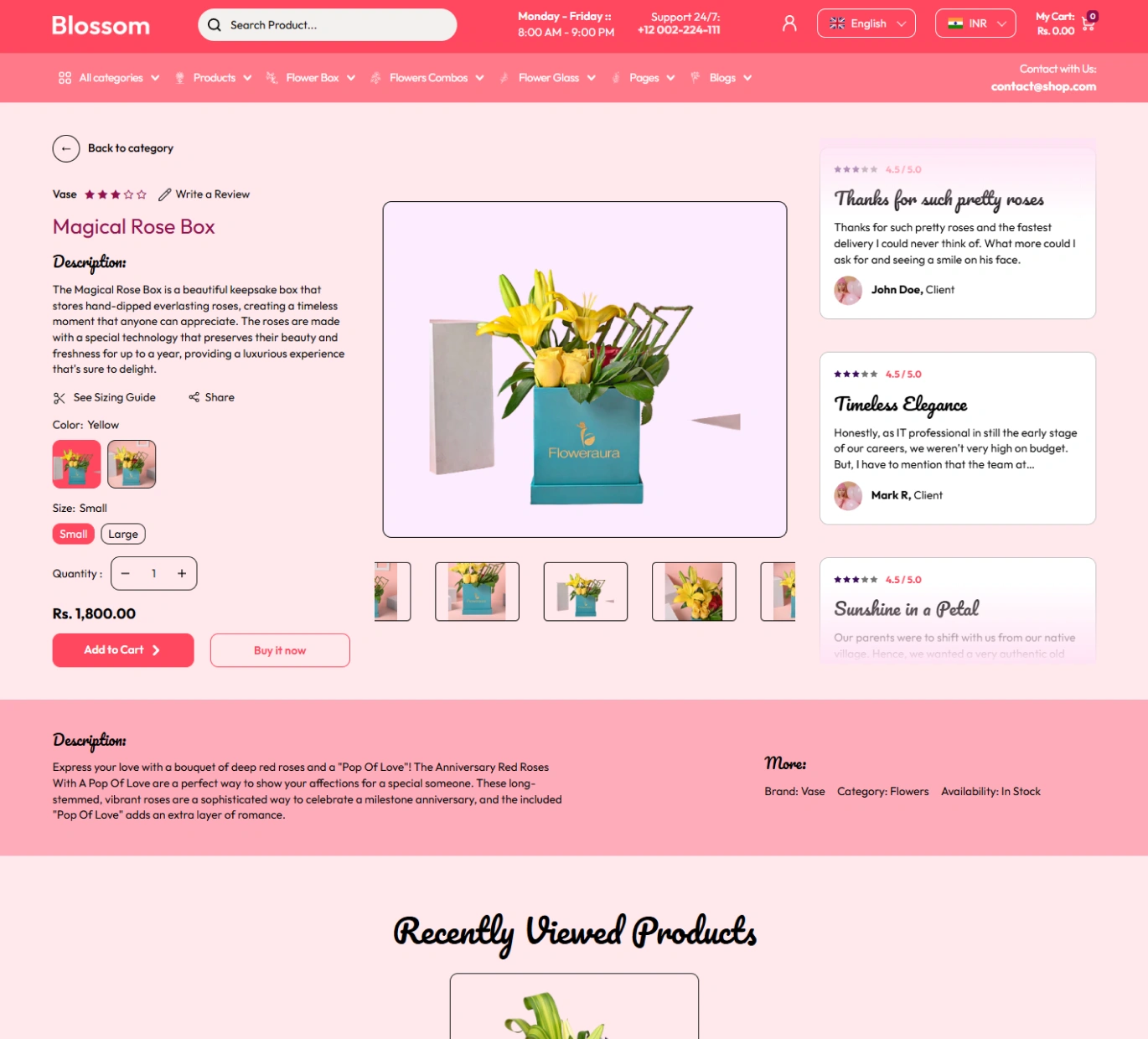 Blossom Shopify Theme - WorkDo