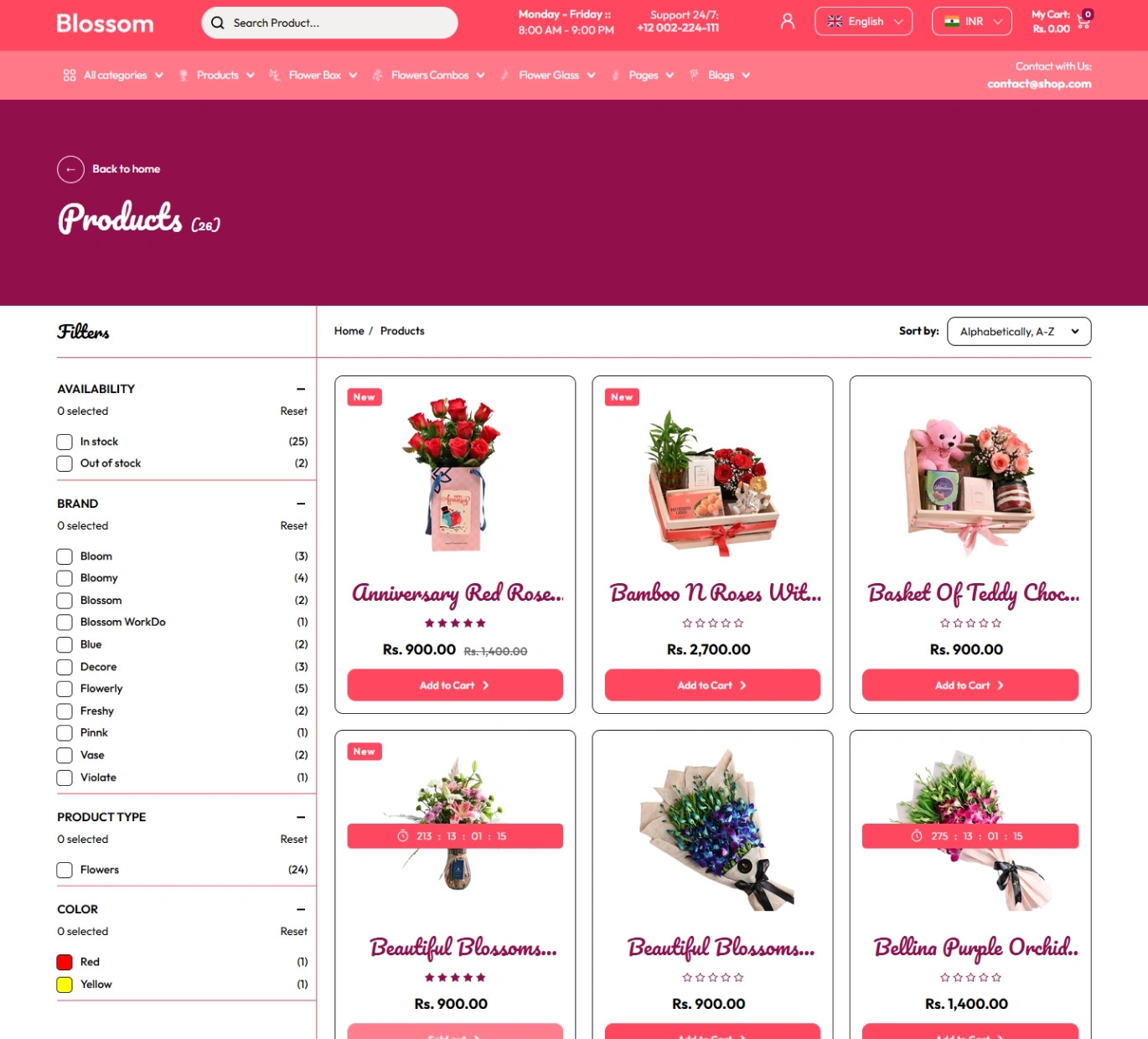 Blossom Shopify Theme - WorkDo