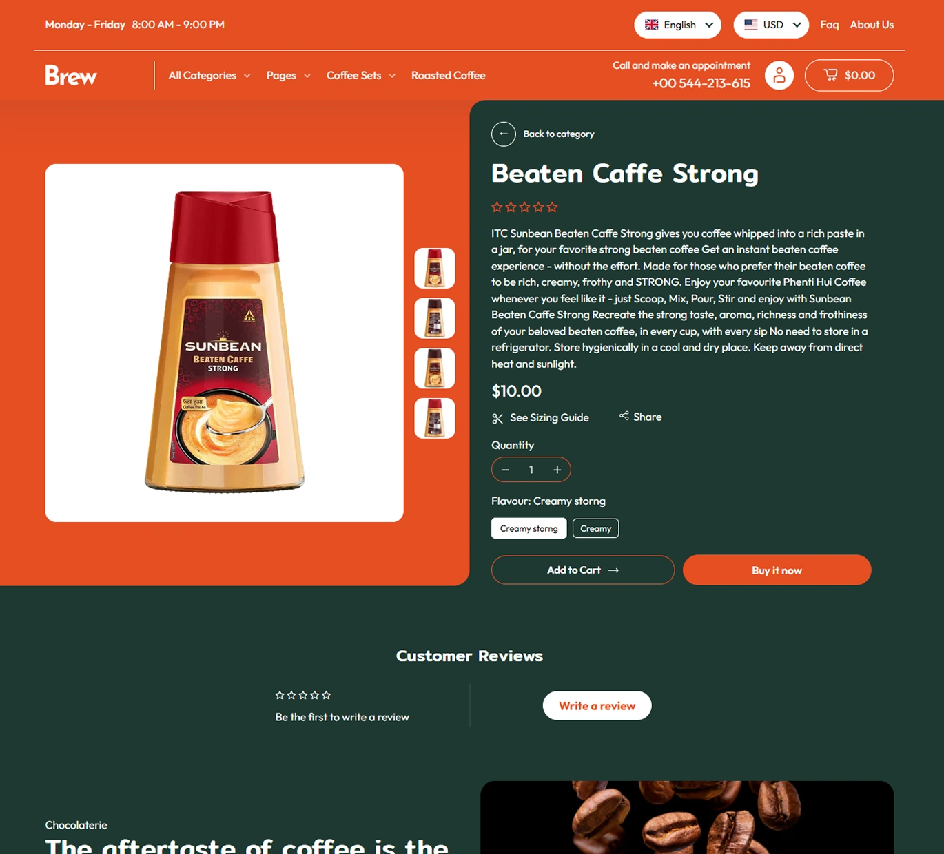 Brew Shopify Theme - WorkDo
