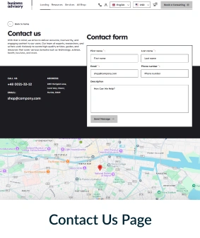 Business Advisory Shopify Theme