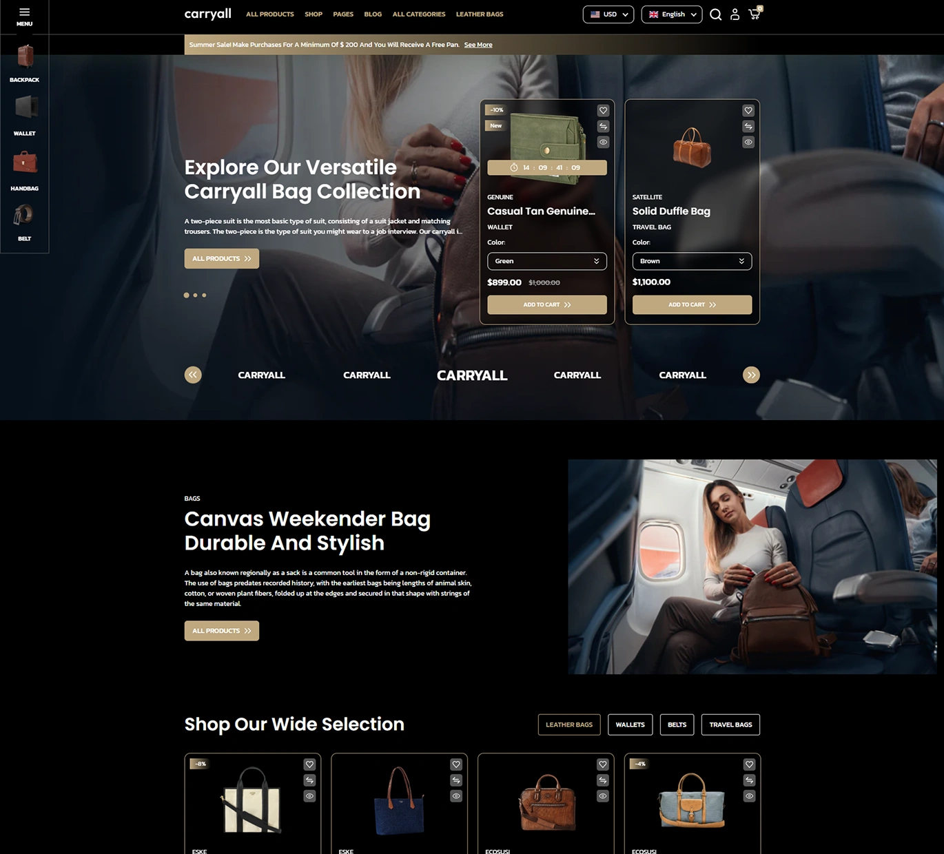Carry All Shopify Theme - WorkDo