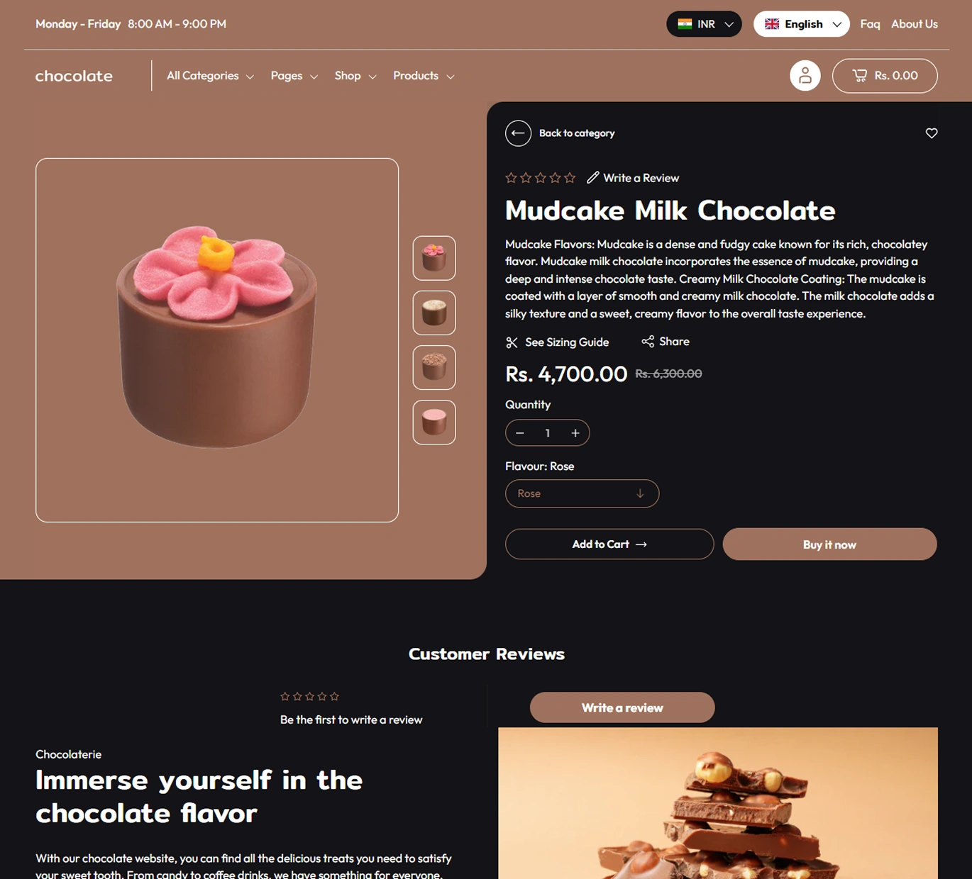 Chocolate Shopify Theme - WorkDo