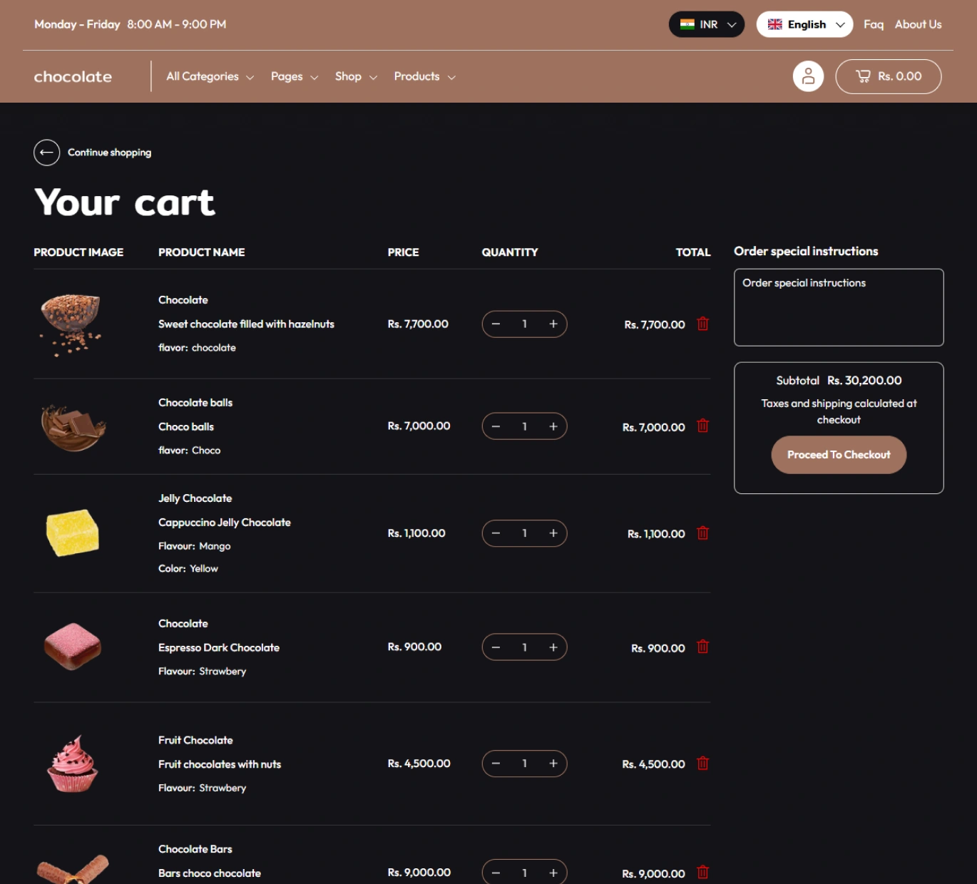 Chocolate Shopify Theme - WorkDo