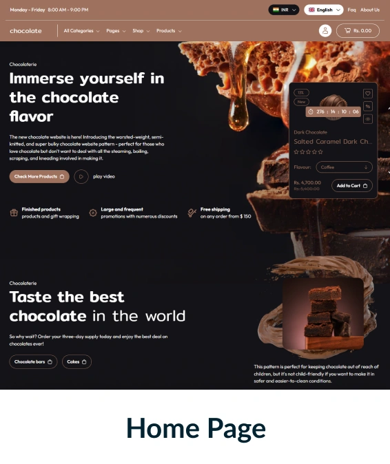 Chocolate Shopify Theme