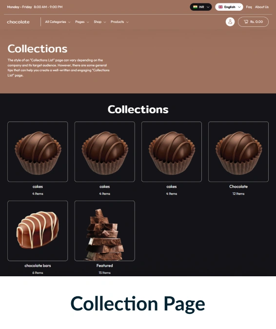 Chocolate Shopify Theme