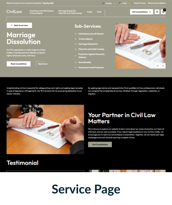 Civil Law Shopify Theme
