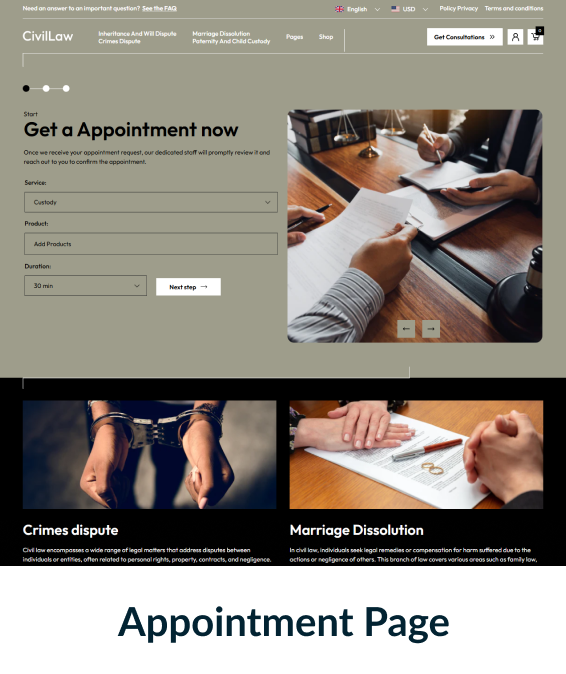 Civil Law Shopify Theme