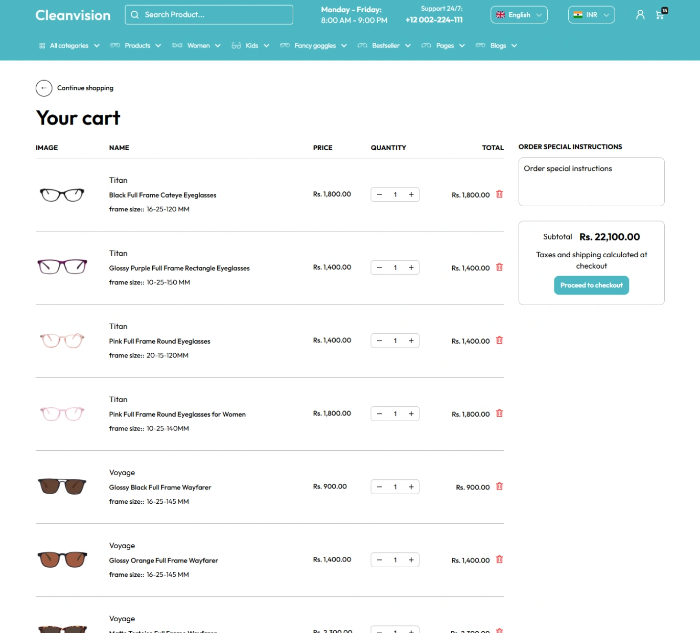 Cleanvision Shopify Theme - WorkDo
