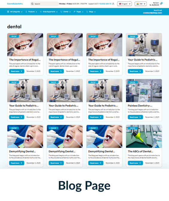 Cosmetic Dentistry Shopify Theme