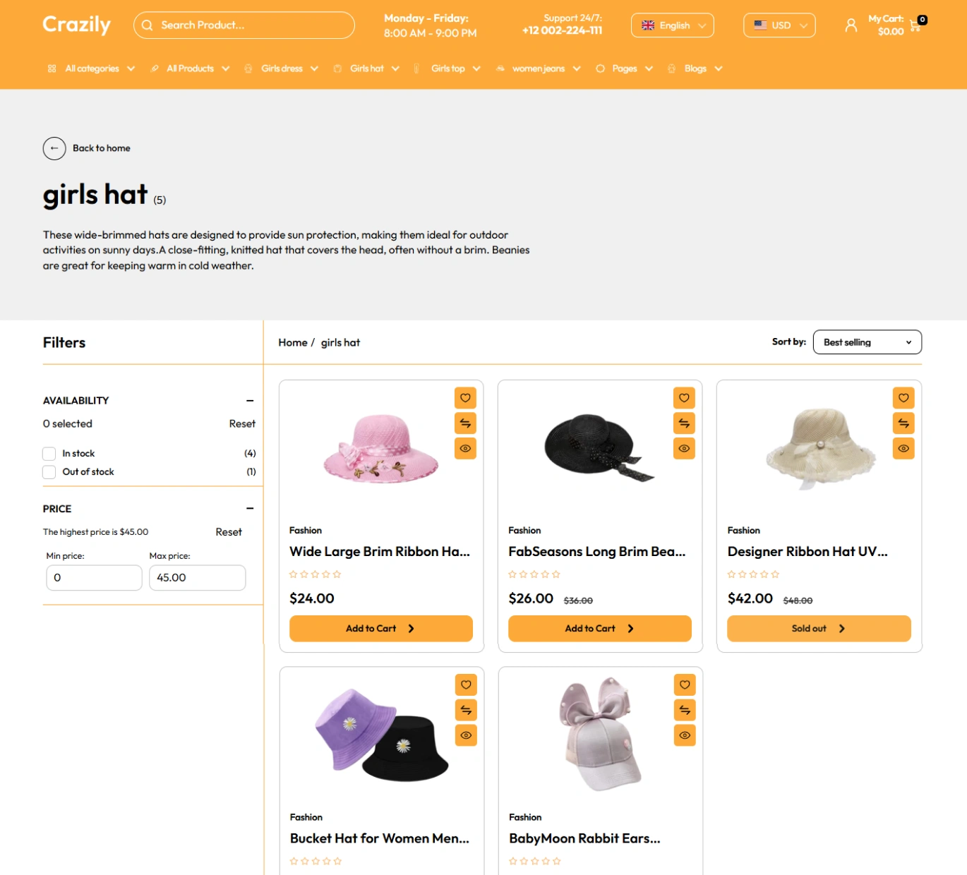 Crazily Shopify Theme - WorkDo