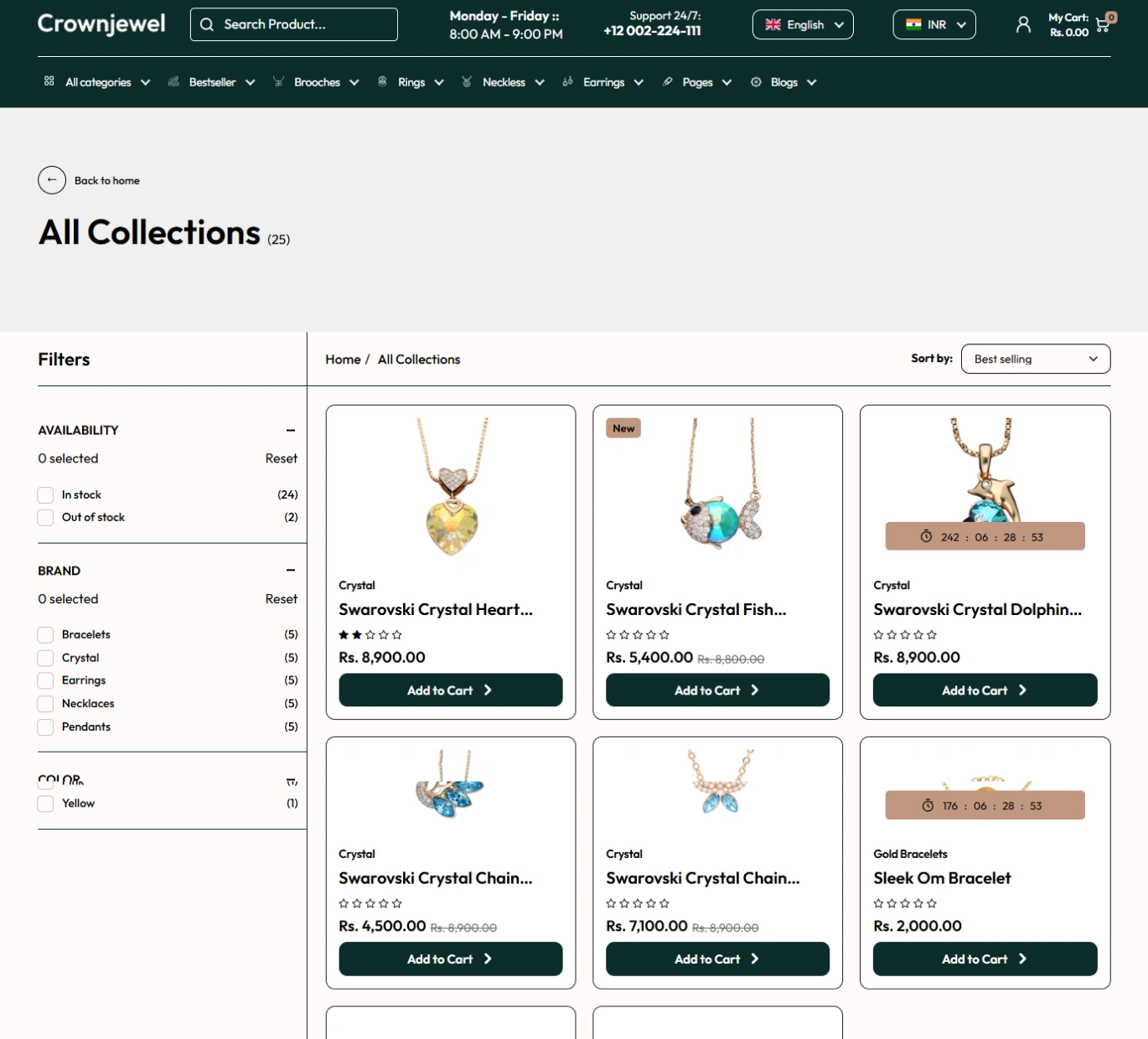 Crown Jewel Shopify Theme - WorkDo