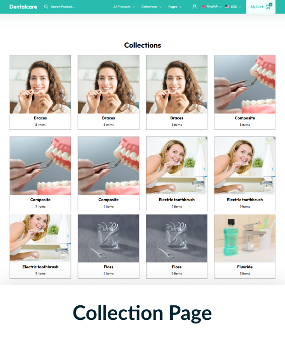 DentalCare Shopify Theme