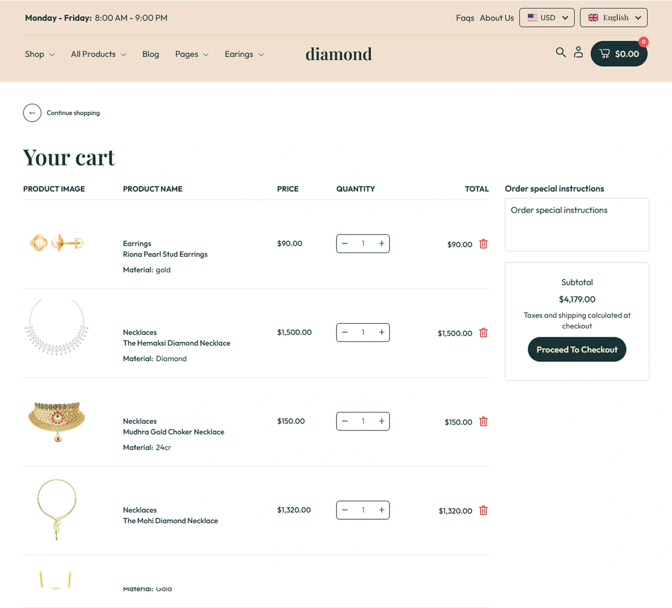 Diamond Shopify Theme - WorkDo