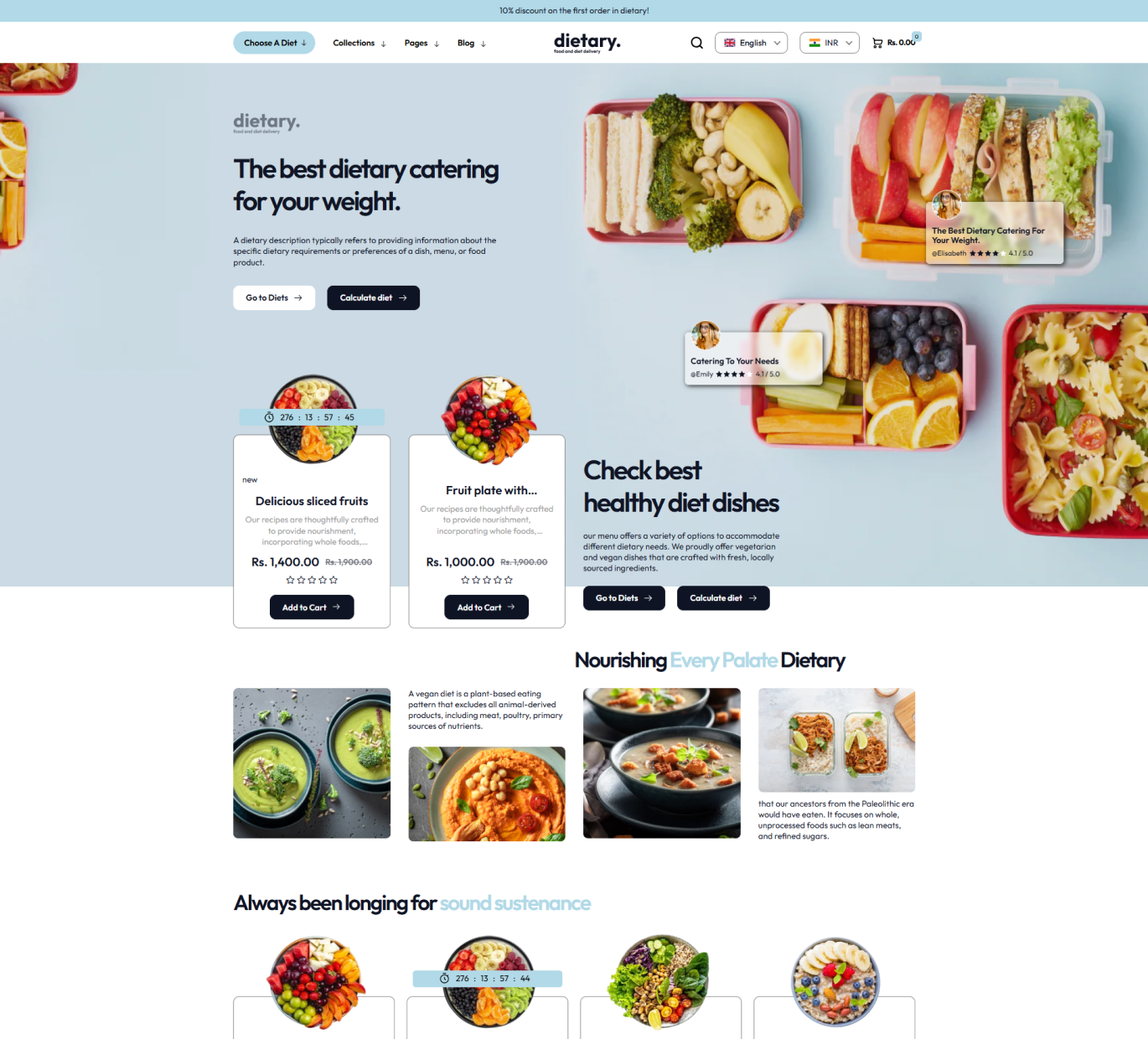 Dietary Shopify Theme - WorkDo