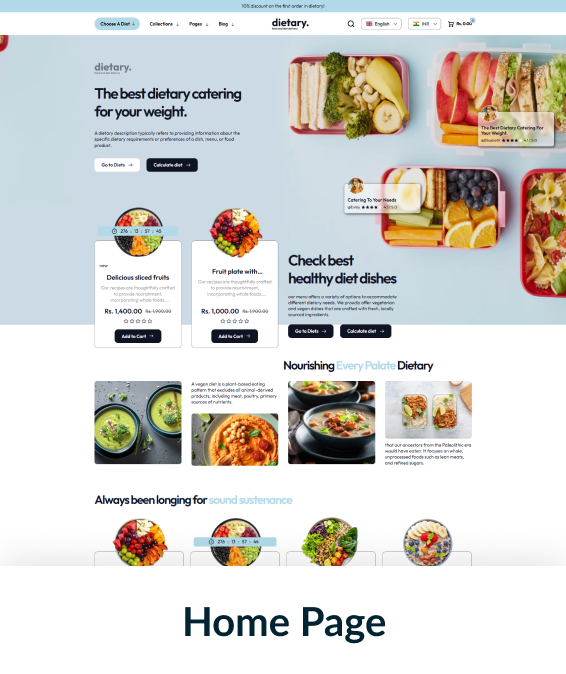 Dietary Shopify Theme