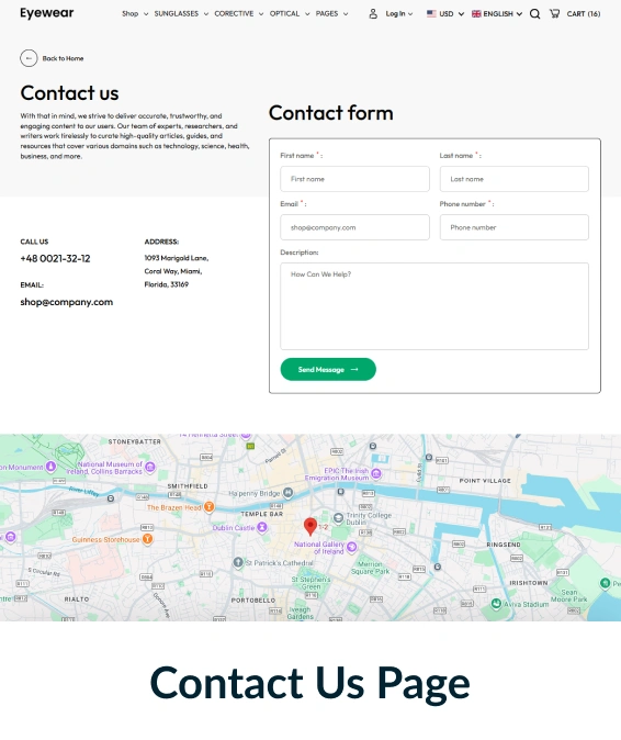 Eyewear Shopify Theme
