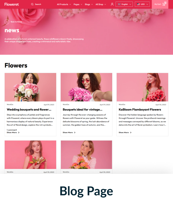 Floweret Shopify Theme