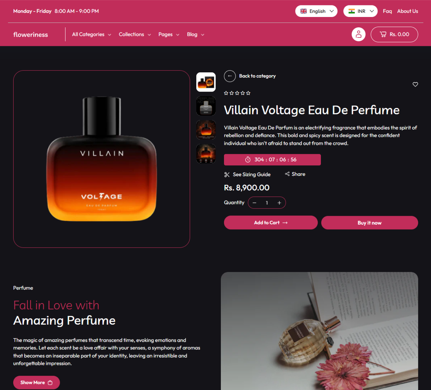Floweriness Shopify Theme - WorkDo