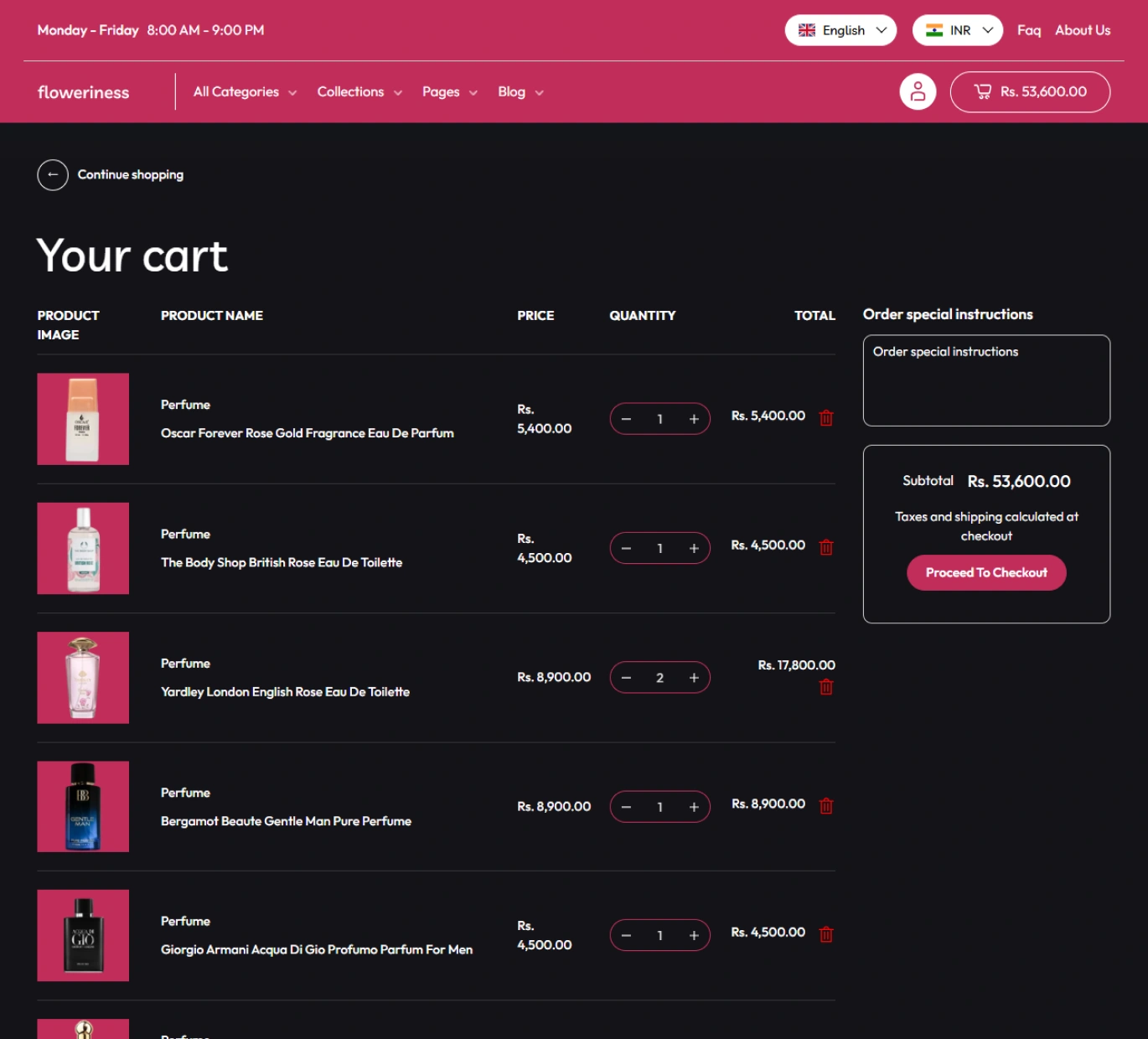Floweriness Shopify Theme - WorkDo