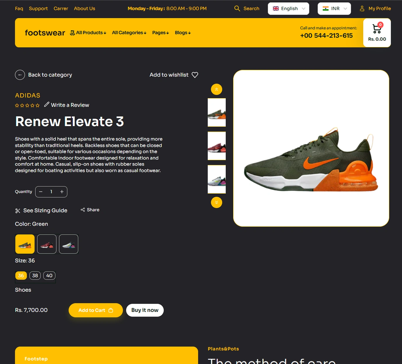 Footswear Shopify Theme - WorkDo