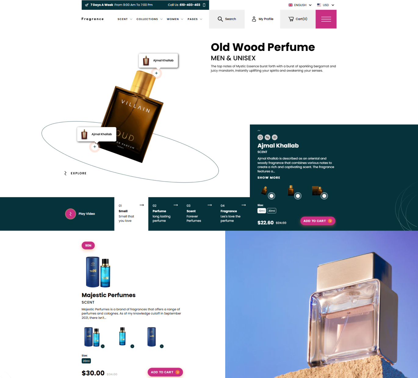 Fragrance Shopify Theme - WorkDo