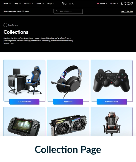 Gaming Shopify Theme